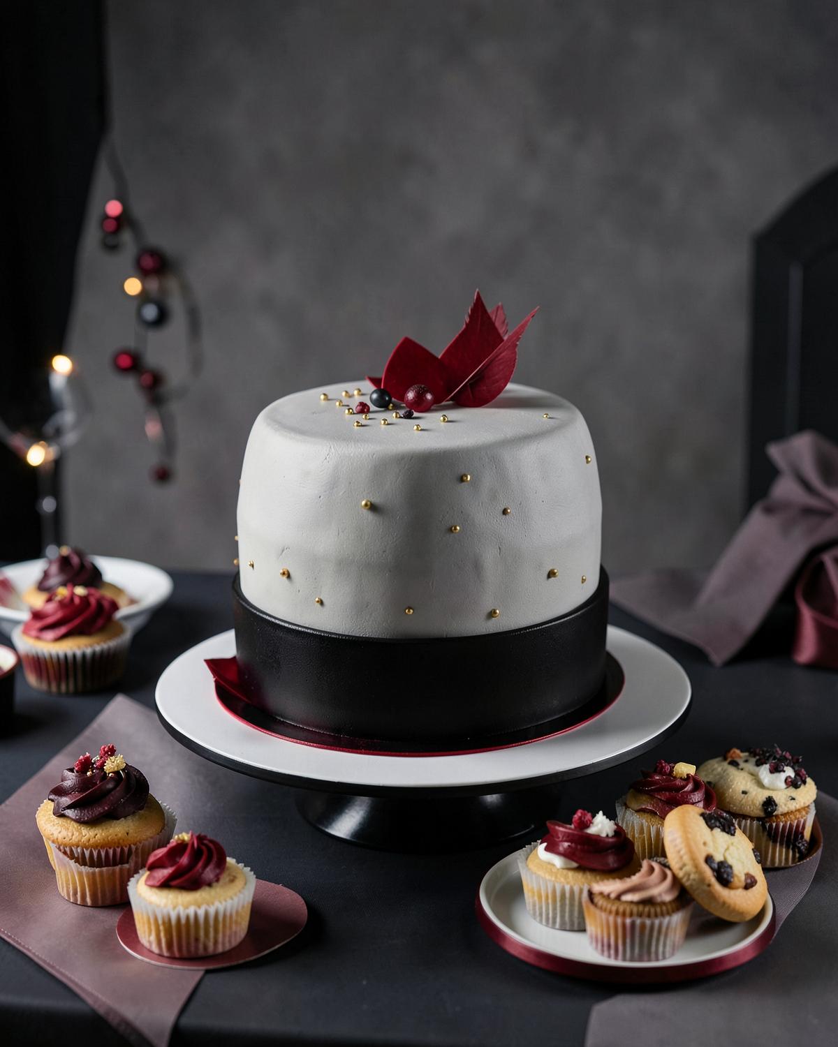 Custom decorated celebration cake
